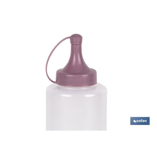 BOTELLA ACEITERA MODELO ALBAHACA  250 ML ROSA PALO 5X20cm venta unitaria