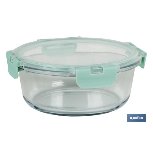 SET DE 2 RECIPIENTES DE BOROSILICATO MODELO AGATHA 620 ML - 950ML