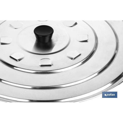 TAPA C/DESVAPO ALUMINIO 24cm