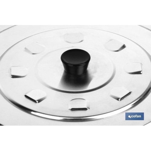 TAPA C/DESVAPO ALUMINIO 24cm