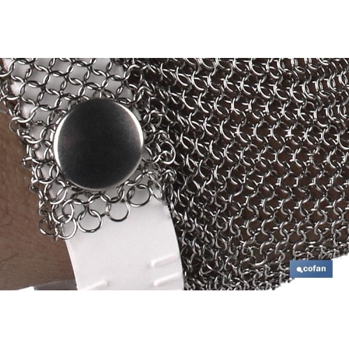 GUANTE ANTICORTE ACERO INOX CARNICERO T-L