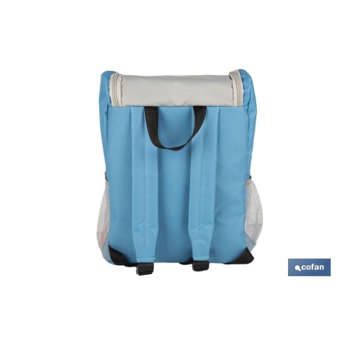 MOCHILA NEVERA COLOR AZUL/GRIS CLARO 10 L