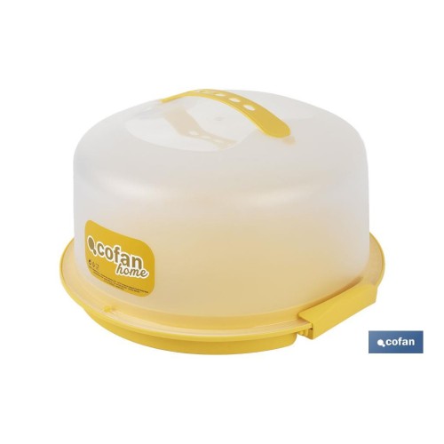TARTERA REDONDA AMARILLA OPACA PAVLOVA CON ASAS Ø34,5 X 18,5 CM