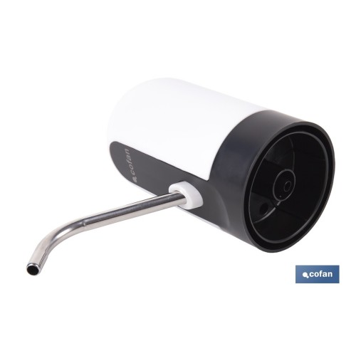 DISPENSADOR DE AGUA PARA GARRAFAS RECARGABLE USB 6.9 X12.3 CM