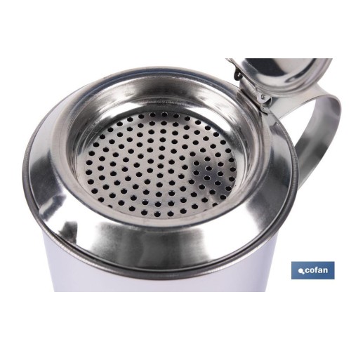 GRASERA EN ACERO INOXIDABLE 18/00 CARNE ( 75 CL) 10 x 12 CM