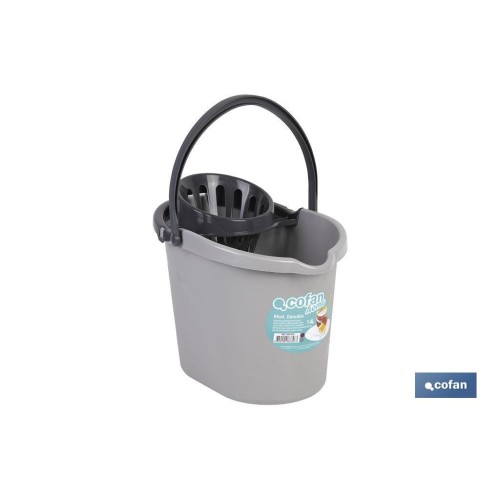 CUBO ESCURRIDOR 14 L GRIS CLARO