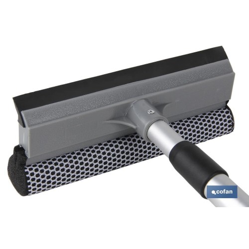 LIMPIACRISTALES ESPONJA Y RASPADOR EXTENSIBLE  48-76.5cm