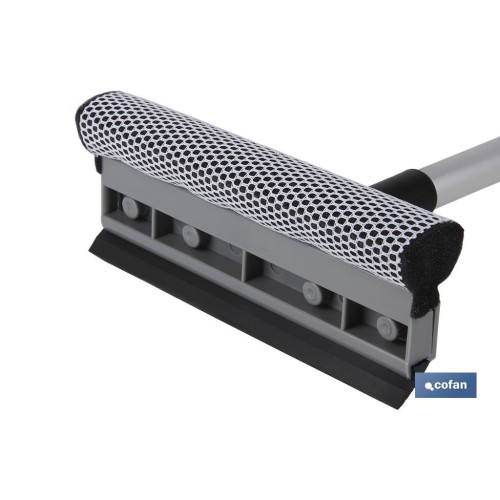 LIMPIACRISTALES ESPONJA Y RASPADOR EXTENSIBLE  48-76.5cm