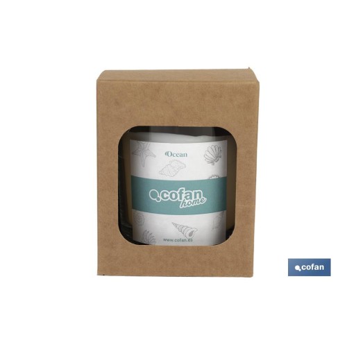 VELA AROMATICA DE CERA VEGETAL OCEAN 125 G