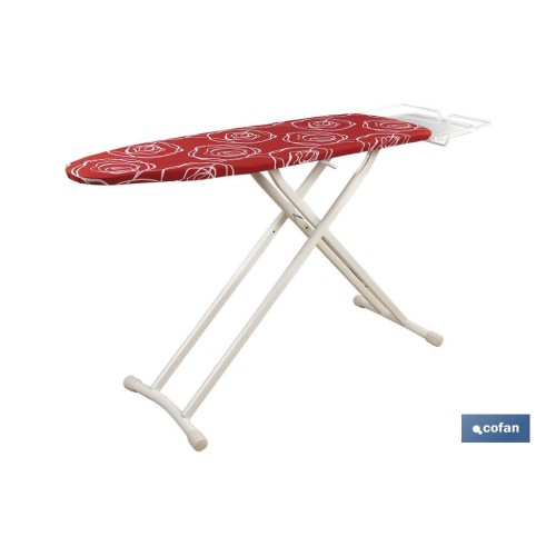 TABLA PLANCHAR 125X41cm MODELO TIVOLI ROJA