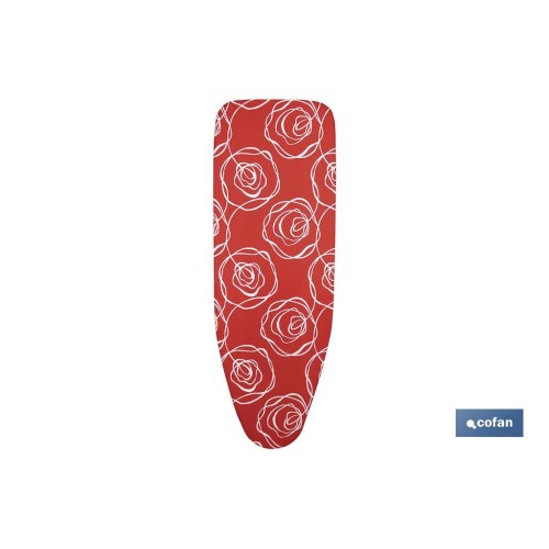 TABLA PLANCHAR 125X41cm MODELO TIVOLI ROJA