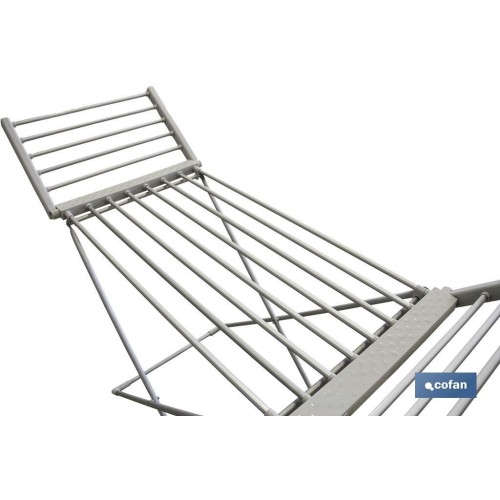 TENDEDERO EXTENSIBLE ELECTRICO ALUMINIO 148 X 52 X108 CM IP22