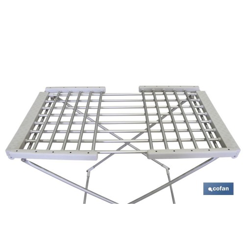 TENDEDERO EXTENSIBLE ELECTRICO ALUMINIO 148 X 52 X108 CM IP22