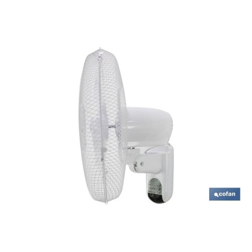 VENTILADOR DE PARED, TEMPORIZADOR, MANDO A DISTANCIA, 50 W