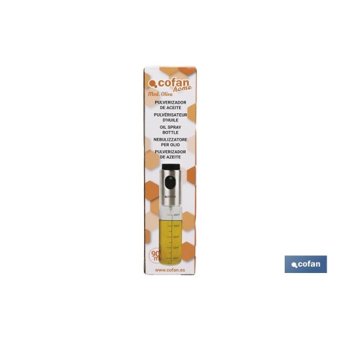 PULVERIZADOR DE ACEITE 90 ml MODELO OLIVA 18 x 4 cm