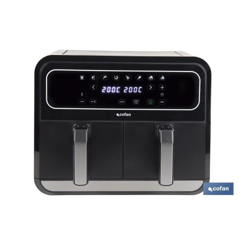 FREIDORA DE AIRE DUAL 8 L 1700 W