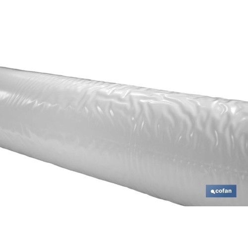 PROTECTOR DE MESA DE  PVC BLANCO 1,40 x 50  m