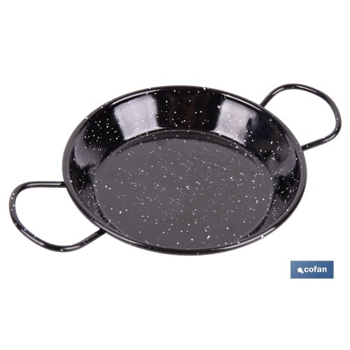PAELLERA ACERO ESMALTADA Ø10cm