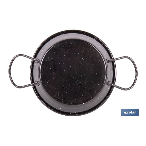 PAELLERA ACERO ESMALTADA Ø10cm