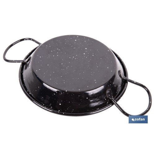PAELLERA ACERO ESMALTADA Ø10cm