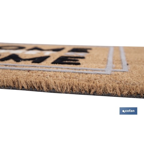 FELPUDO INTERIOR COCO FLOQUEADO 40 X 60 X 1.60 cm (HOME)