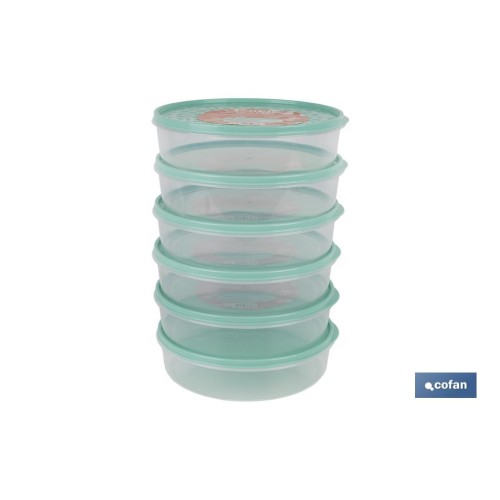 FIAMBRERA TORTILLA REDONDA VERDE  24.5X6.5cm venta unitaria
