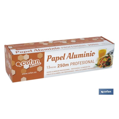 PAPEL ALUMINIO PROFESIONAL 13 MICRAS 2KG