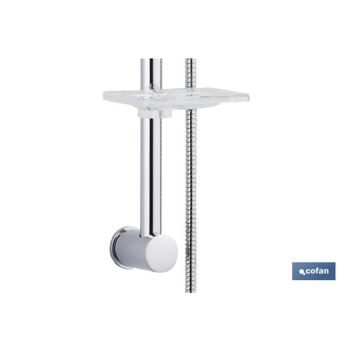 KIT DUCHA BARRA DESLIZANTE 3 PCS 5 FUNCIONES BLANCO