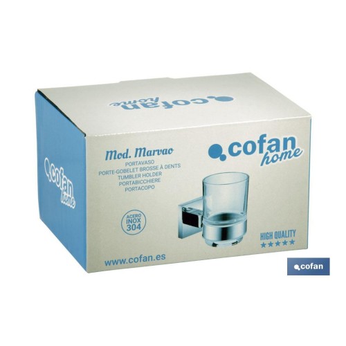 PORTAVASO GAMA MARVAO INOX 304  BRILLO
