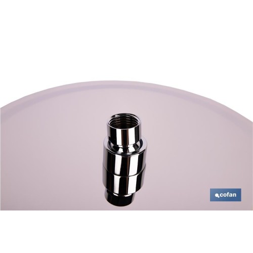 CABEZAL DE DUCHA REDONDO EXTRAFINO DE ACERO INOXIDABLE 304 Ø24,5 CM