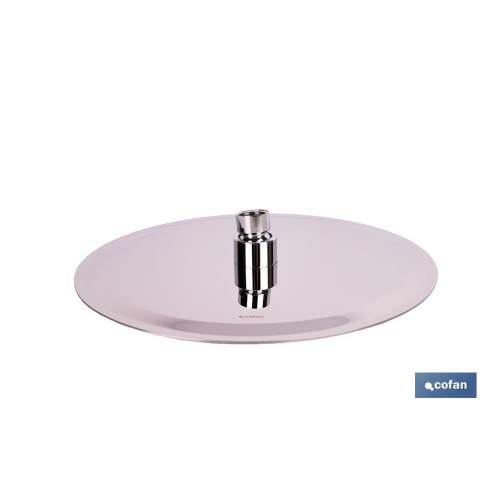CABEZAL DE DUCHA REDONDO EXTRAFINO DE ACERO INOXIDABLE 304 Ø24,5 CM