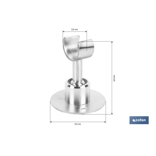 SOPORTE DE DUCHA PARA PARED ACERO INOXIDABLE  304
