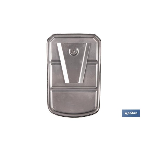 DOSIFICADOR DE JABON EN ACERO INOXIDABLE 304 CEPILLADO 500 ML 10 X 6 X 15,5CM