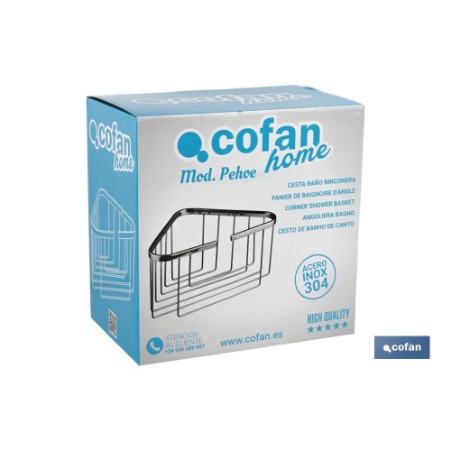 CESTA BAÑO RINCONERA ACERO INOXIDABLE 304