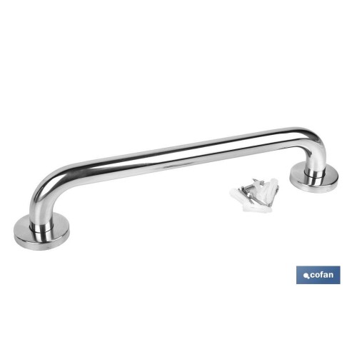 BARRA DE APOYO RECTA DE ACERO INOXIDABLE 304 (40 X 2.5 CM)