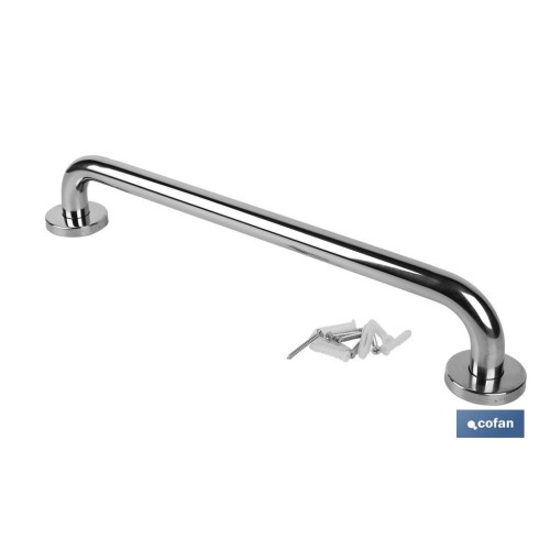 BARRA DE APOYO RECTA DE ACERO INOXIDABLE 304 (50 X 2.5 CM)