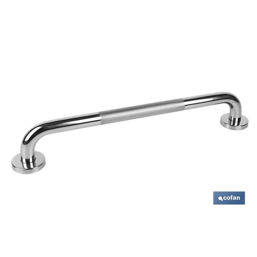 BARRA DE APOYO RECTA ANTIDESLIZANTE DE ACERO INOXIDABLE 304 (50 X 2.5 CM)