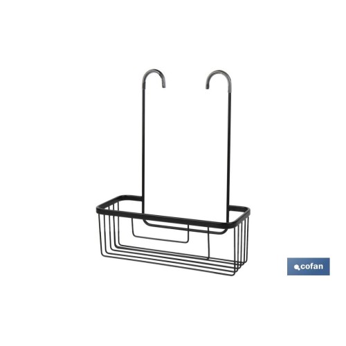 CESTA DUCHA PORTAGEL COLOR NEGRO