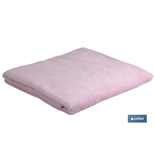 JUEGO DE 3 TOALLAS ROSA CLARO 580 G/M2 GAMA FLOR 30X50  50X100  70X140 CM