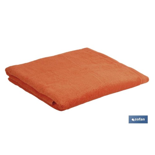JUEGO DE 3 TOALLAS NARANJA 580 G/M2  GAMA AMANECER 30X50  50X100  70X140 CM