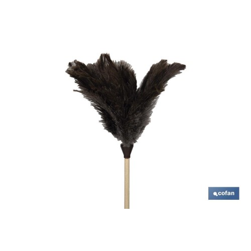 PLUMERO DE PLUMA DE AVESTRUZ Nº 3  67 CM