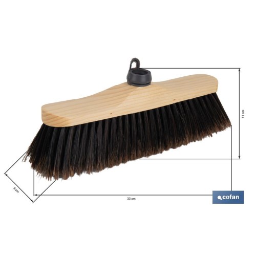 CEPILLO DE BARRER DE TACTO SUAVE PARA SUELOS DELICADOS 33 X 8 X 11 CM