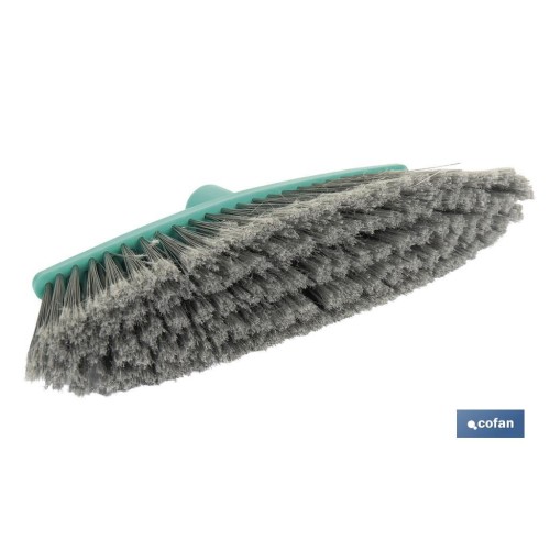 CEPILLO DE BARRER PLUMADO PEQUEÑOS ESPACIOS VERDE AGUA 33 X 8 X 9.5 cm (11) CM)