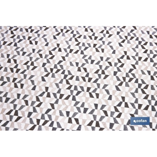 ROLLO DE ALFOMBRA EN MOSAICOS VANGUARDISTA 50% ALGODÓN 50% POLIÉSTER 50 CM X 15 M