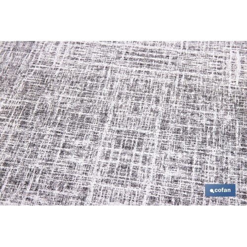 ROLLO DE ALFOMBRA JASPEADA GRIS MARENGO 50% ALGODÓN 50% POLIÉSTER 50 CM X 15 M