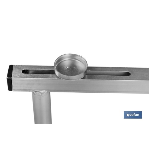 TRÍPODE REGULABLE PARA QUEMADOR ALTURA 70 CM
