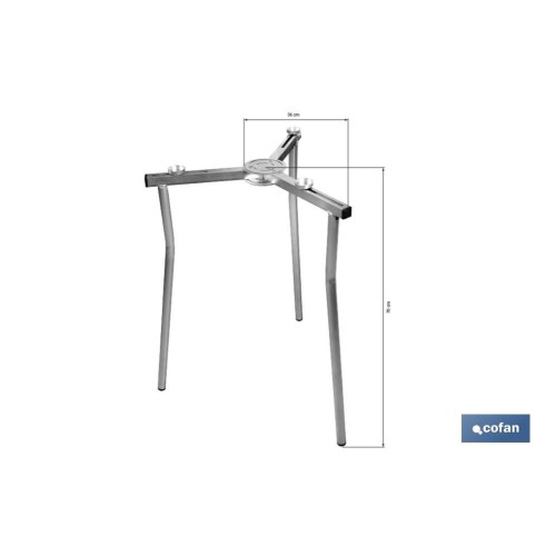 TRÍPODE REGULABLE PARA QUEMADOR ALTURA 70 CM