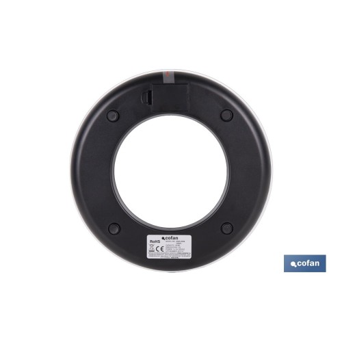 BÁSCULA DE COCINA DIGITAL CON CUENCO DE CAPACIDAD 3,8 L 10 KILOS 25,5 X 14 CM