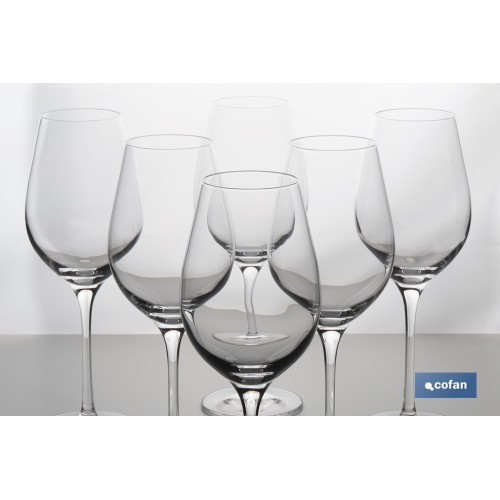 PACK DE 6 COPAS JEREZANA PIE ALTO 30 CL 21 CM
