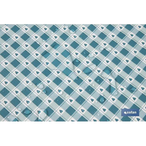 ROLLO DE HULE DISEÑO CORAZONES 1.40 X 25 M